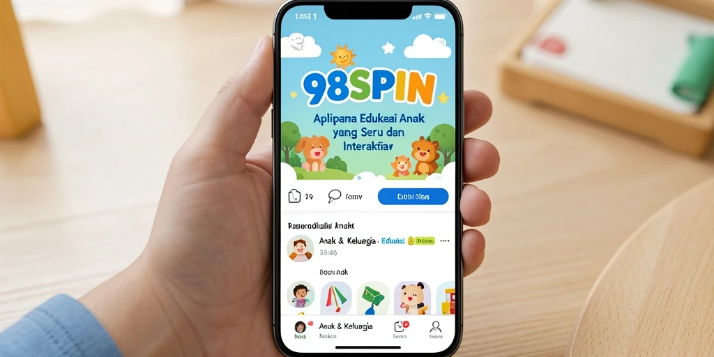 Antarmuka 98SPIN yang menarik dan interaktif untuk Edukasi Anak.