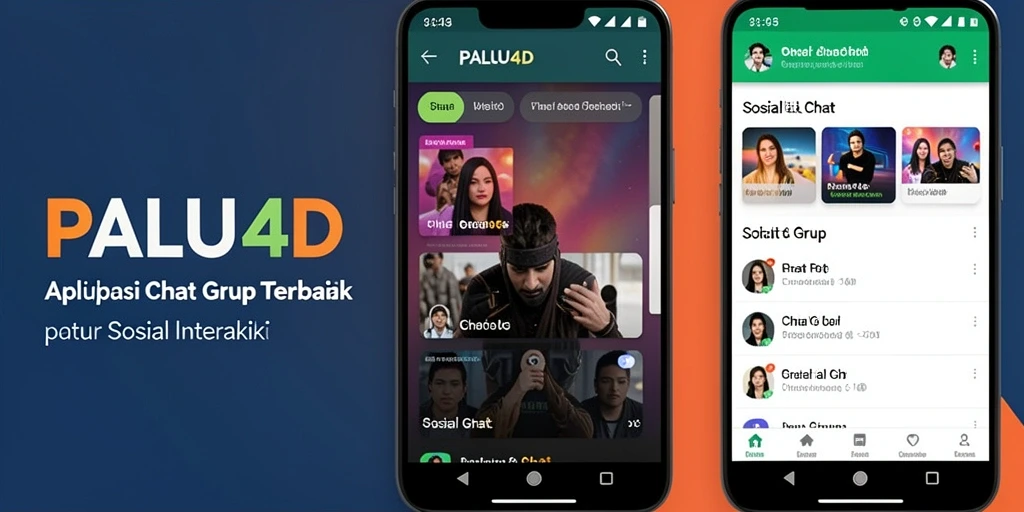 Tampilan antarmuka utama PALU4D untuk Chat Grup yang interaktif.