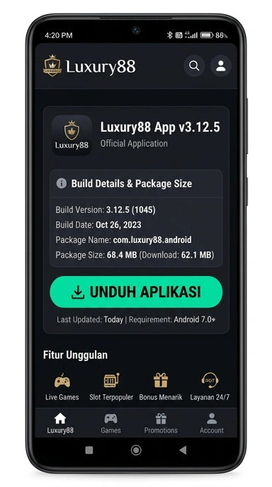 Unduh dan Instal APK luxury88 dengan Mudah di Indonesia